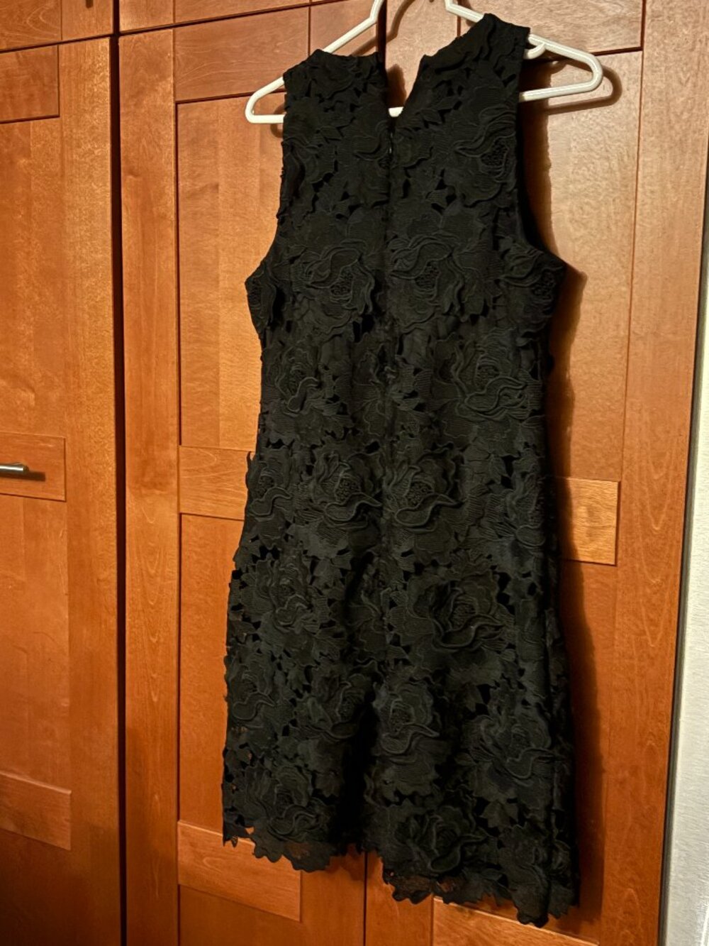 J Crew Poppy Leavers Red Venetian Lace Sheath Dress Size 14 $229 - Picture 3 of 5